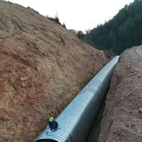 桥涵应急抢险波纹涵管 隧道加固波纹板 镀锌排水波纹管排水沟